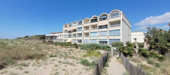 Appartement T2bis avec vue et accès privé Mer à Marseillan Plage