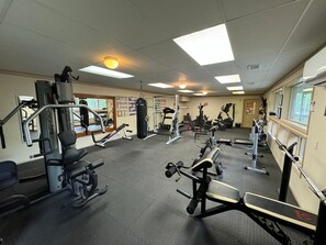 Fitness facility - The Sleeping Bear’s Lair | Powder Horn | Dogs OK (Deep Gap)
