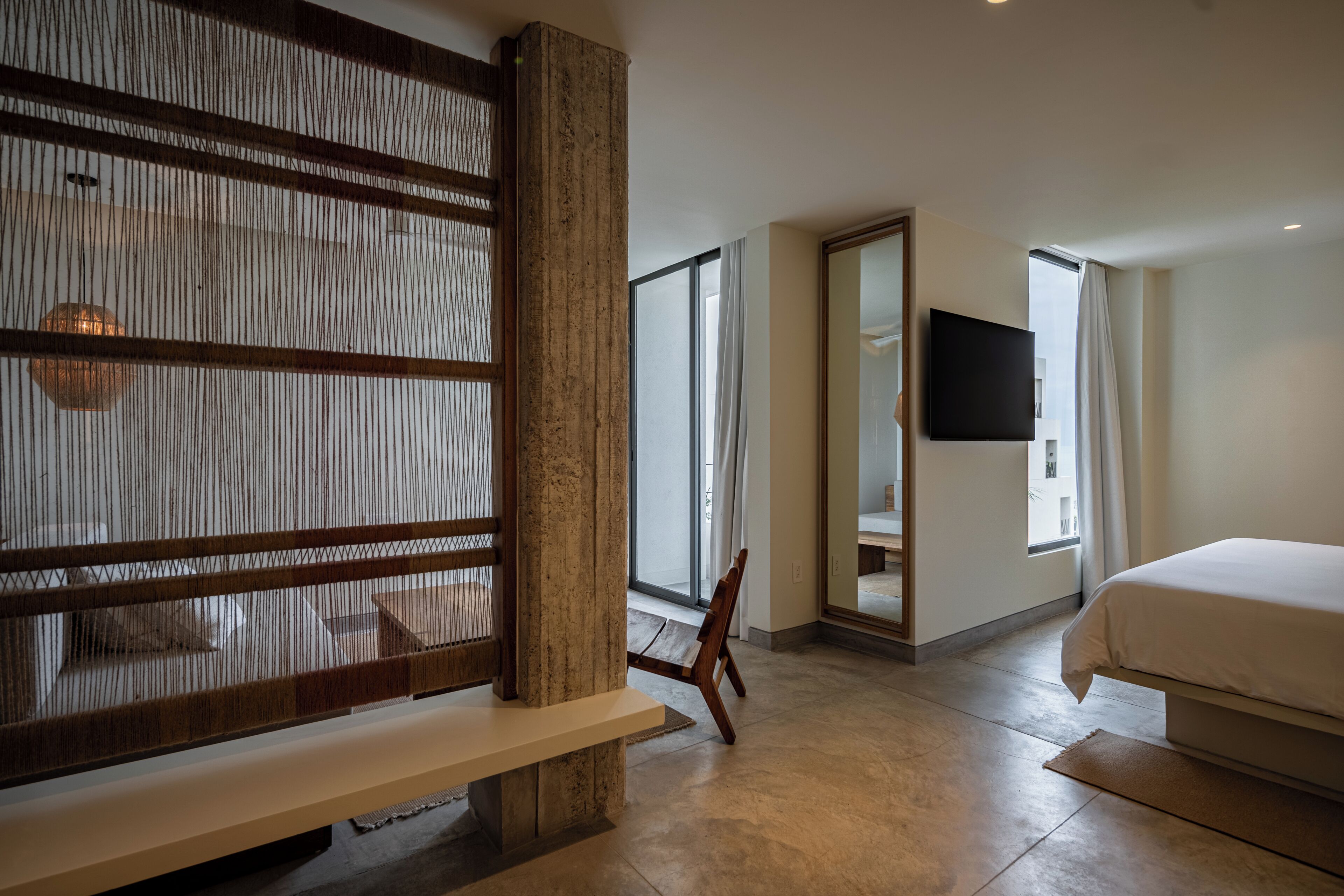 Draps en coton égyptien, literie de qualité supérieure, minibar