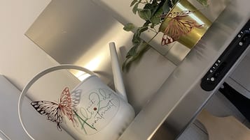 Dusche, Haartrockner, Bidet, Handtücher
