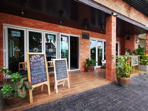 Uitzicht vanuit accommodatie