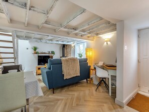 TV, fireplace - 2 bedroom accommodation in Castle Acre, near Kings Lynn (Castle Acre, near Kings Lynn)