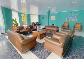 Sala de estar en el lobby