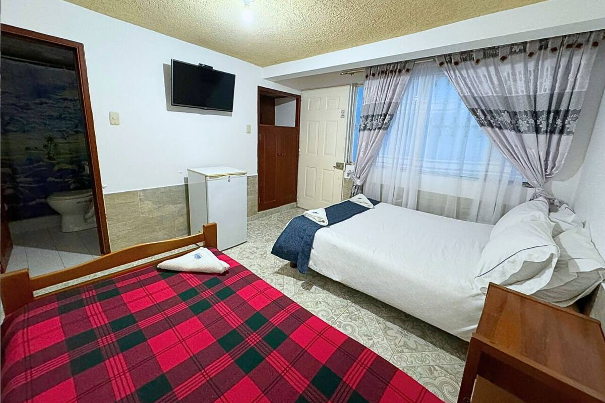 Habitación con 1 cama doble o 2 individuales | Ropa de cama de alta calidad, edredones de plumas, minibar y wifi gratis