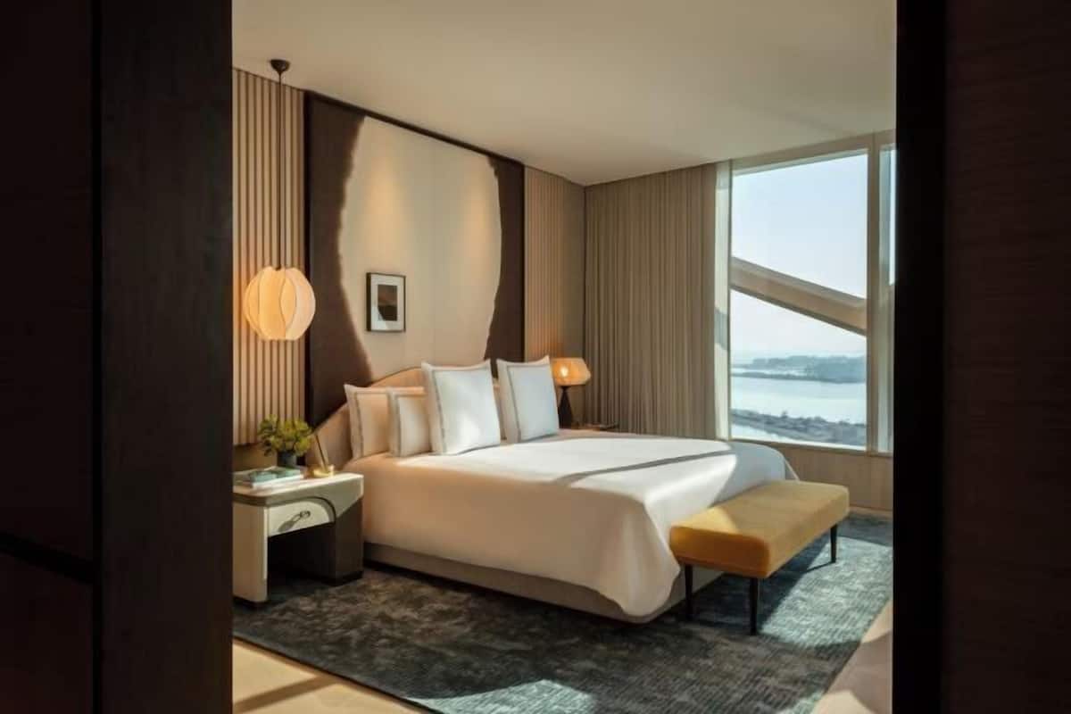 1 quarto, frigobar (abastecido com alguns itens grátis)