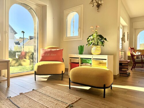 Bénodet, beautiful 5 bedroom house 150 m from the beach and restaurants