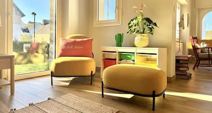 Bénodet, beautiful 5 bedroom house 150 m from the beach and restaurants