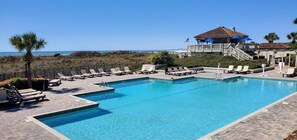 Indoor pool, outdoor pool - Beautiful/relaxing 1br/1bath renovated Tennis Villa condo at Ocean Creek Resort (Myrtle Beach)