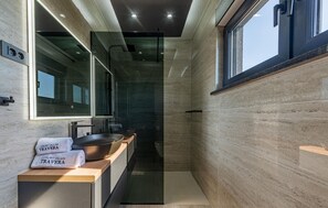 Shower, hair dryer