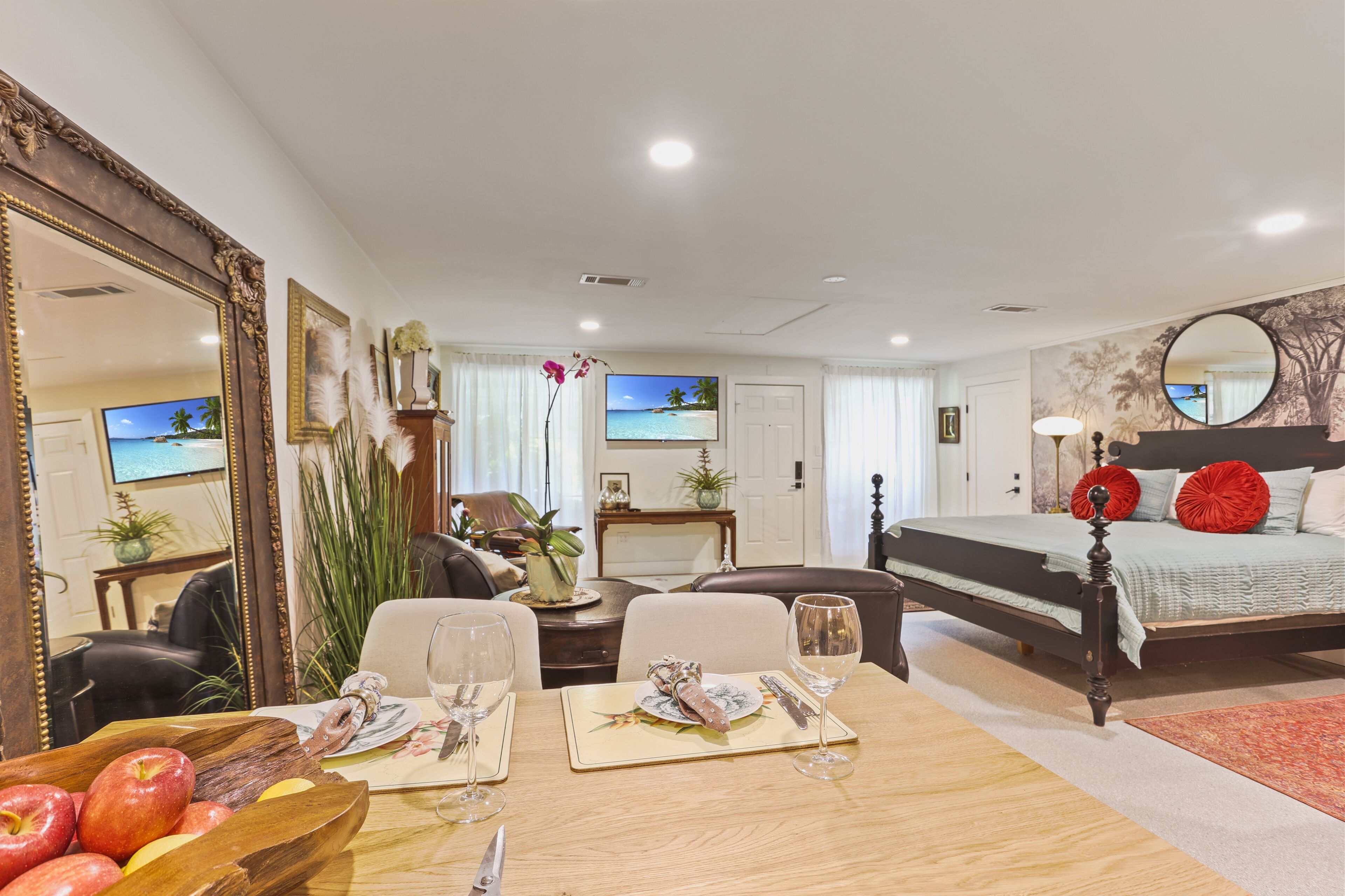 1 makuuhuone, työpöytä, silitysrauta/-lauta, ilmainen Wi-Fi