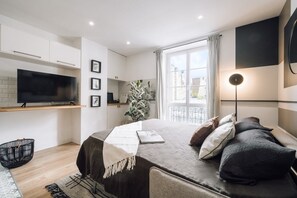 1 soverom, strykejern/-brett, wi-fi og sengetøy