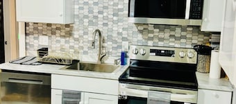 Newly Beautiful  renovated first floor apartment getaway