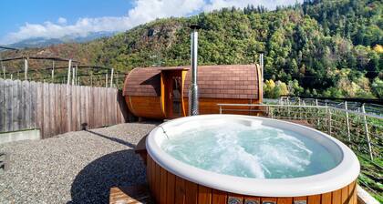 Chalet Hortensie: Romantisches Chalet mit Garten und Weinlaube