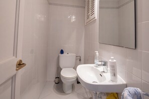 Ducha, secador de pelo, toallas