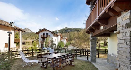 Holiday Home 'Gioiello Col De Joux' with Mountain View, Private Garden and Wi-Fi