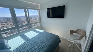 2 slaapkamers, een strijkplank/strijkijzer, wifi, beddengoed