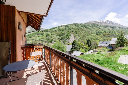 Appartement "Edelweiss" avec vue sur les montagnes, terrasse partagée et Wi-Fi