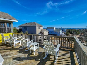 Property grounds - Dunes Crest - Ocean and sound views in Duck, NC! 5 bed, 4.2 bath, pool, hot tub (Duck)