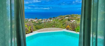 Vacation Villa 'Ocean Breeze' with Sea View, Private Pool and Wi-Fi