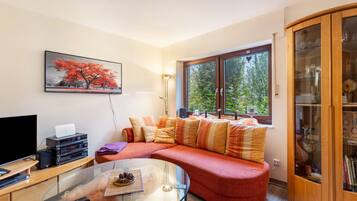 TV, DVD player, stereo