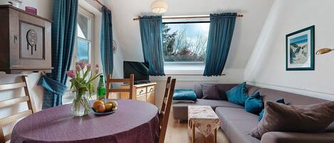 TV, DVD player, ping pong, stereo