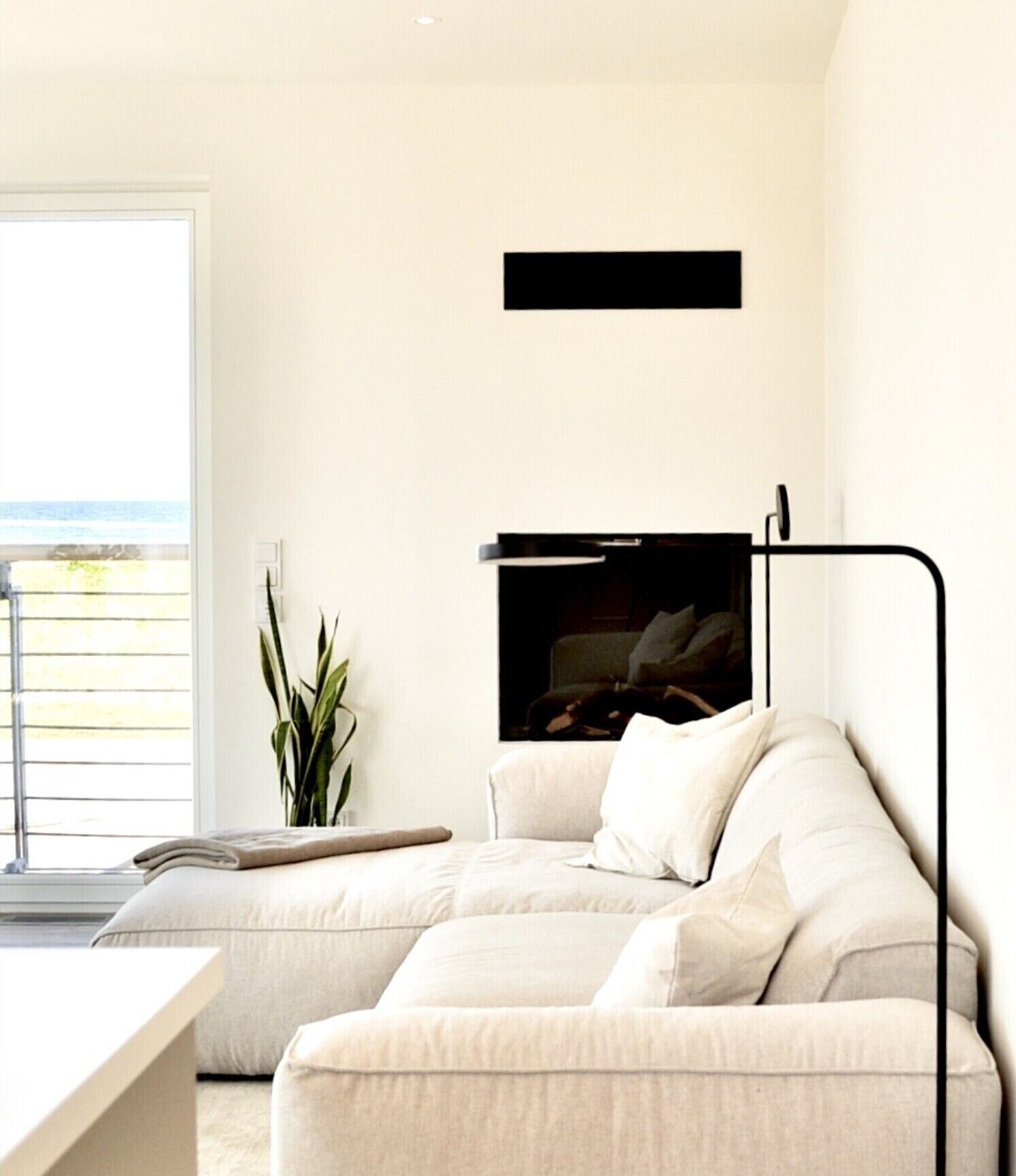 Fernseher, Kamin