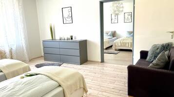 2 camere, ferro/asse da stiro, Wi-Fi gratuito, lenzuola