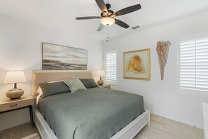 4 bedrooms, desk, travel crib, free WiFi