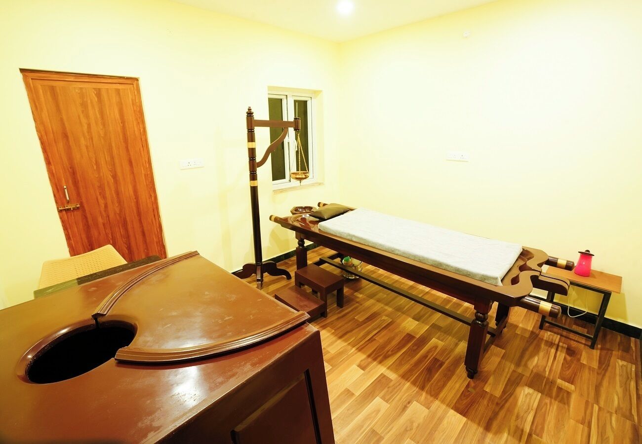 Tratamientos ayurvédicos, 2 salas de tratamientos