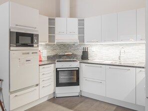 Fridge, microwave, dishwasher, highchair