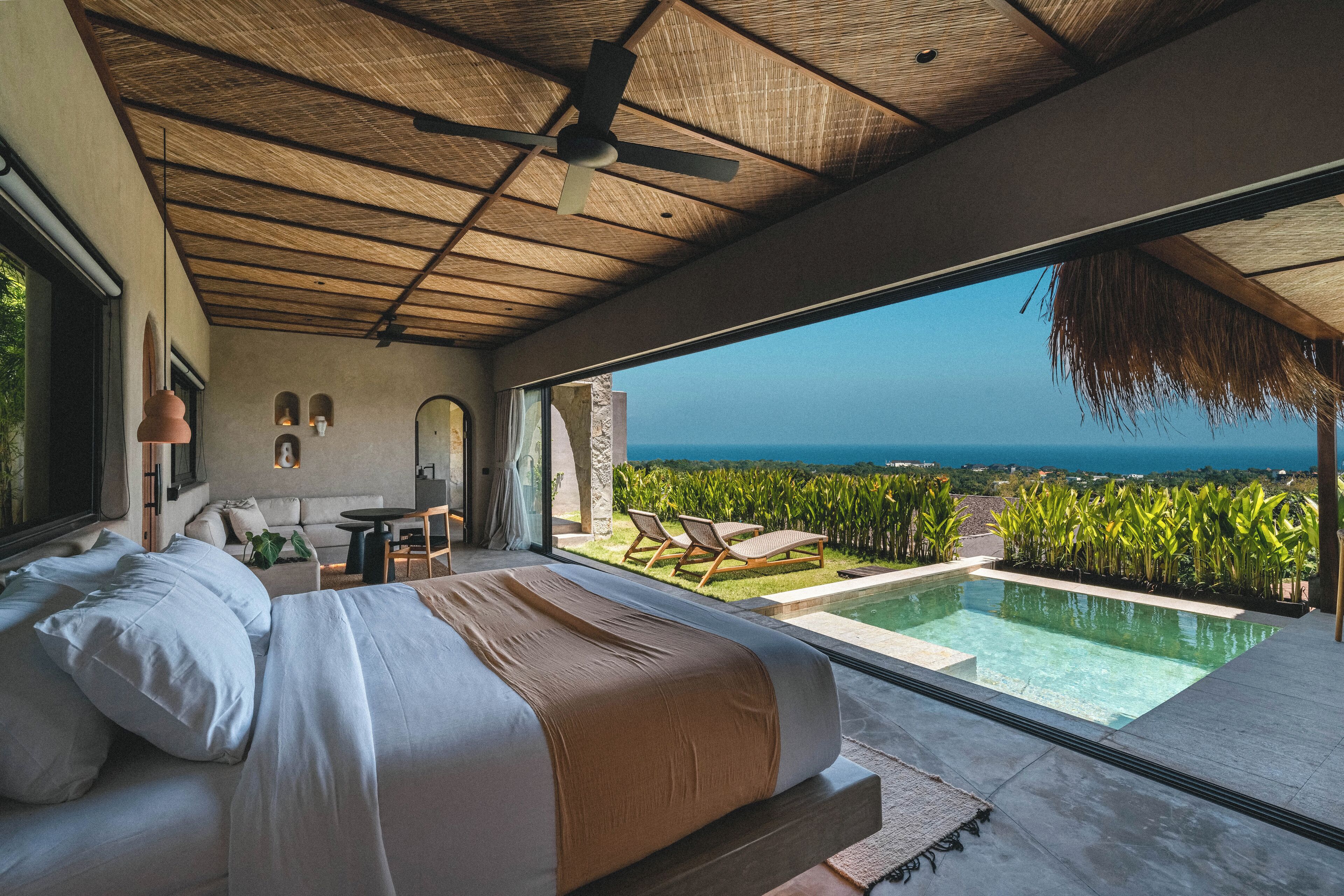 Vila Grand, 1 kamar tidur, kolam renang pribadi | 1 kamar tidur, brankas, meja kerja, dan Wi-Fi gratis