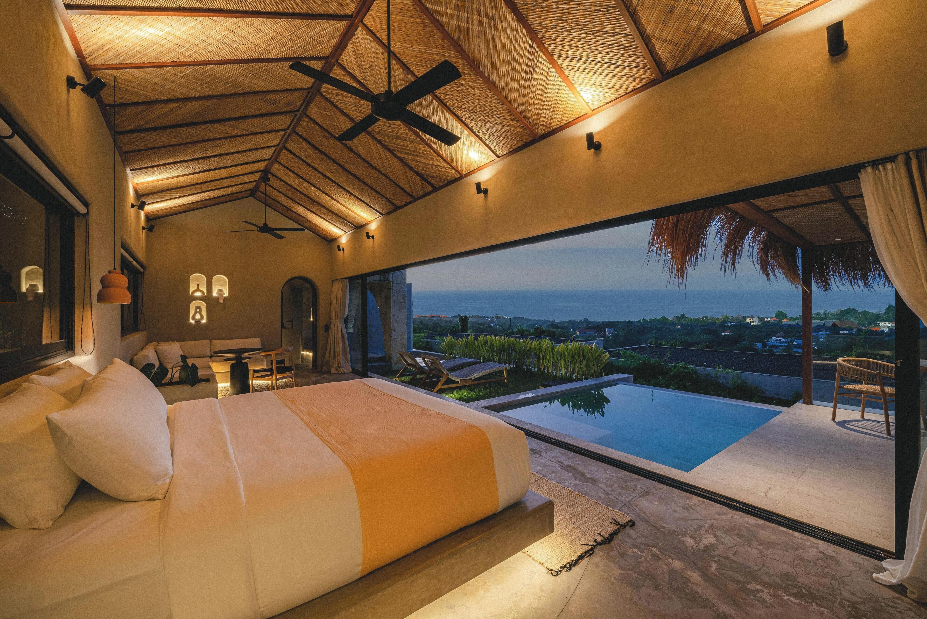 Villa 2 Sumo Ocean View | 1 bedroom, in-room safe, desk, free WiFi