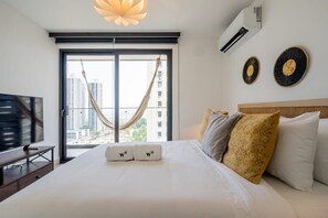 1 soveværelse, skrivebord, strygejern/strygebræt, Wi-Fi