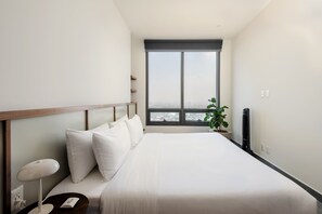 1 habitación, tabla de planchar con plancha, cuna de viaje y wifi 
