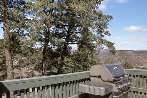 Your little lovers retreat perched above the tall pines.