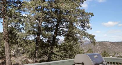 Your little lovers retreat perched above the tall pines.