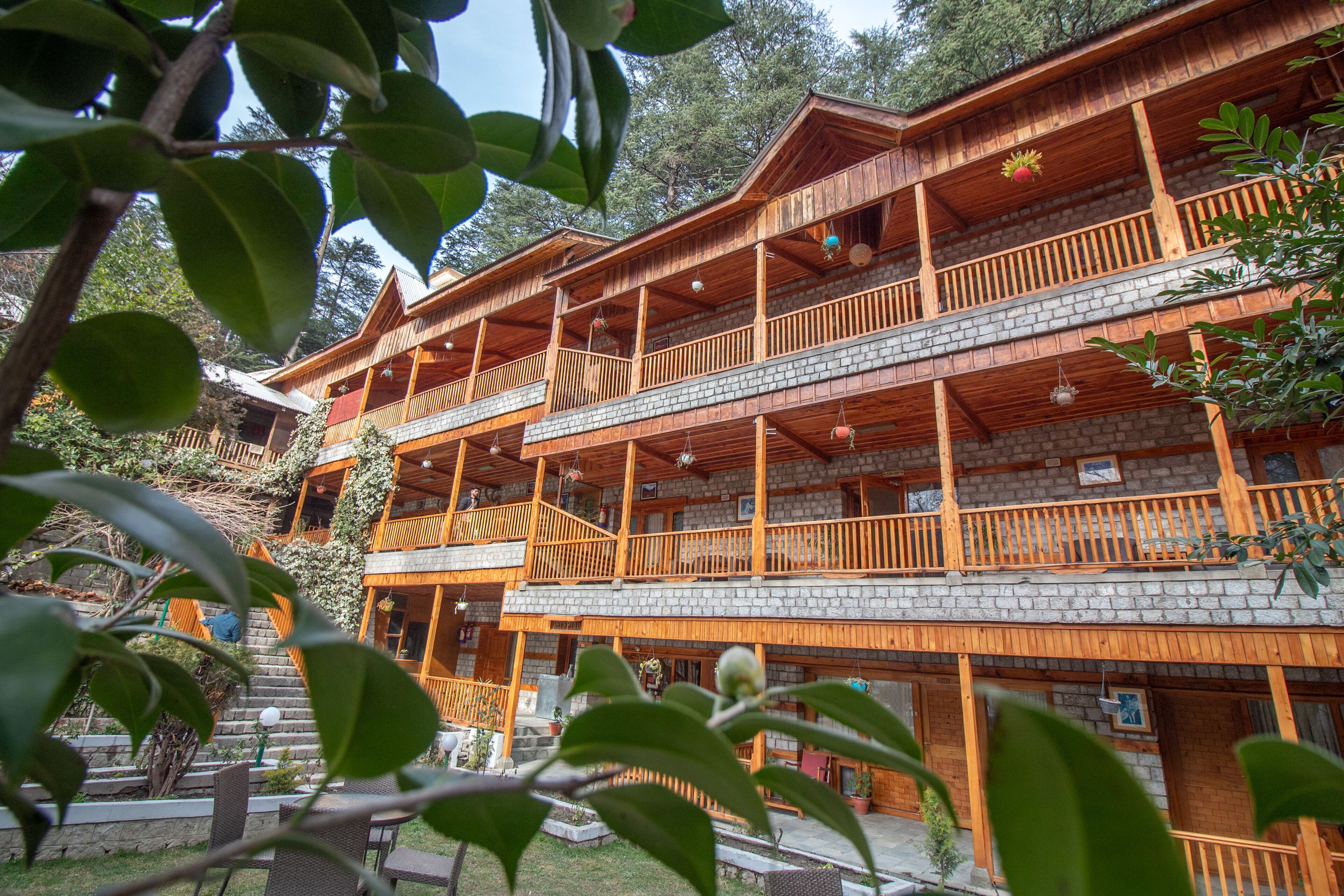 ด้านหน้าที่พัก