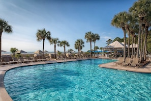 Innendørsbasseng og utendørsbasseng