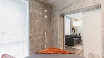 1 bedroom, travel crib, WiFi, bed sheets