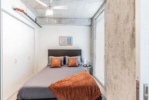 1 bedroom, WiFi, bed sheets, wheelchair access