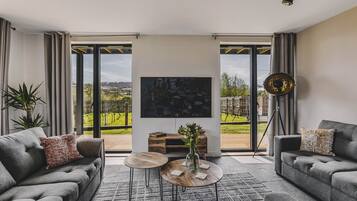 TV connectée, cheminée