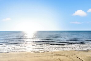 On the beach