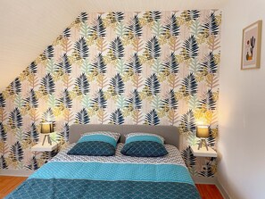 2 chambres, accès au Wi-Fi (inclus)