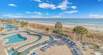 OceanFront Refreshed King Suite Pools&HotTub&LzyRiver