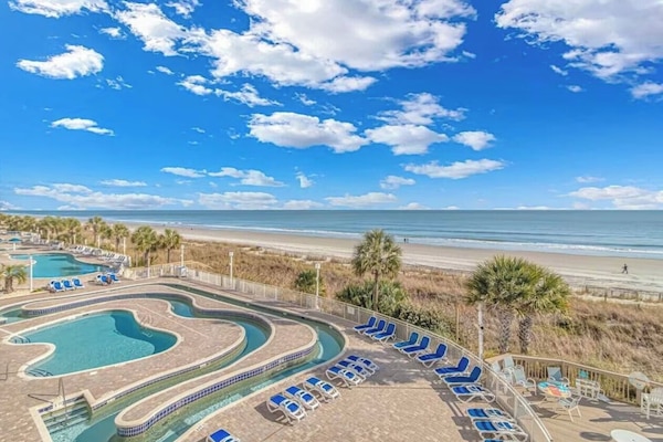 Lazy River, waterfalls and pool days are what great memory vacations are made for. There are 18 separate water amenities all located Oceanside. You don’t even need to leave the resort. Everything you could possibly want is at your fingertips.