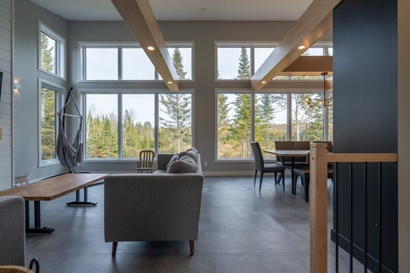 TV, fireplace, stereo