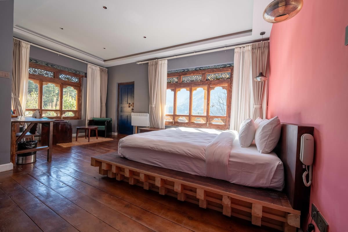 Chambre Supérieure Double ou avec lits jumeaux, balcon | Draps en coton égyptien, literie de qualité supérieure