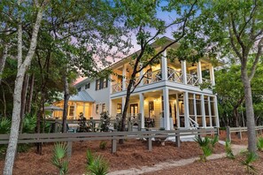 Exterior - STUNNING! WaterColor Steps to Camp WC! Private Pool, LSV, YOLO Bikes! Porches Galore! (Santa Rosa Beach)