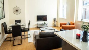 Apartment | Living area - City Chic Christchurch 2BR Apartments by Sojo Stay (Ipswich)