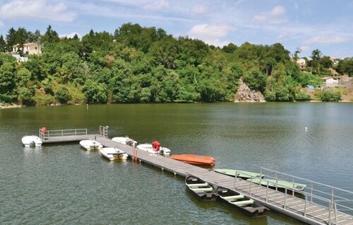 Spacious holiday home with heated swimming pool and outside space.